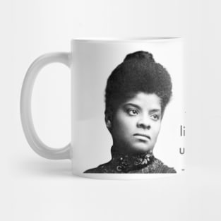 The way to right wrongs is to turn the light of truth upon them. | Ida B. Wells | Black woman | Black History Mug